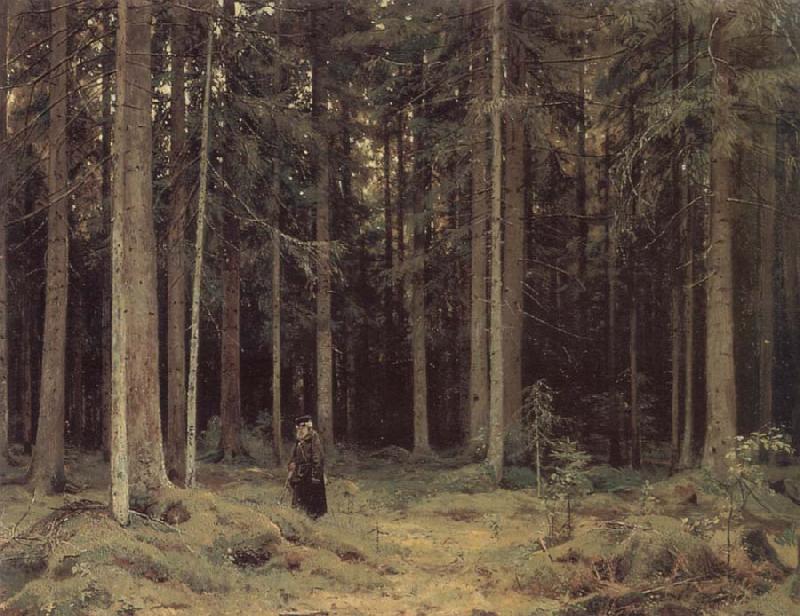 Ivan Shishkin Countess Mordinovas-Forest Peterhof Norge oil painting art